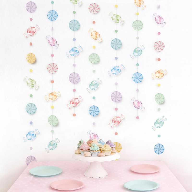 Wedding/Event Supply Store - Candyland Feestdecoraties Snoepgordijnen Lollipop Hangende Snoep