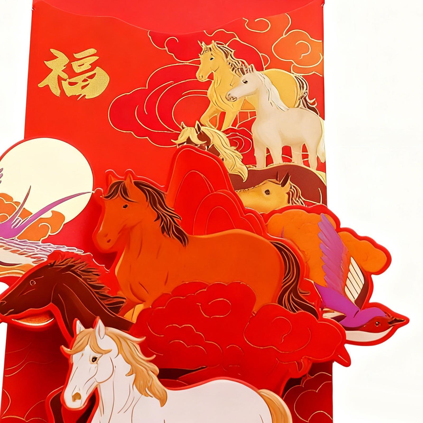 Wedding Envelopes - Chinese Rode Envelop Draagbare Cash Geld
