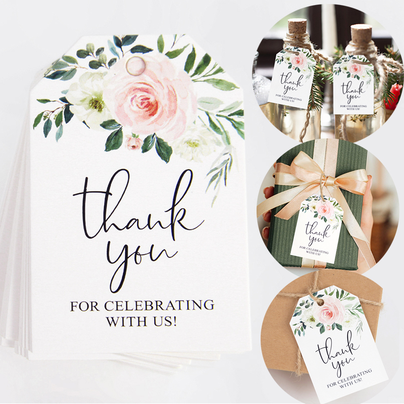 Wedding Card Box - 50 stuks bedankt voor het vieren