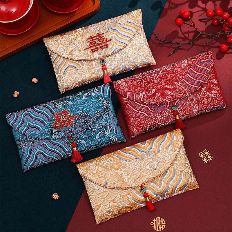 2 stuks brokaat borduurstof br - Wedding Envelopes recensie en prijs