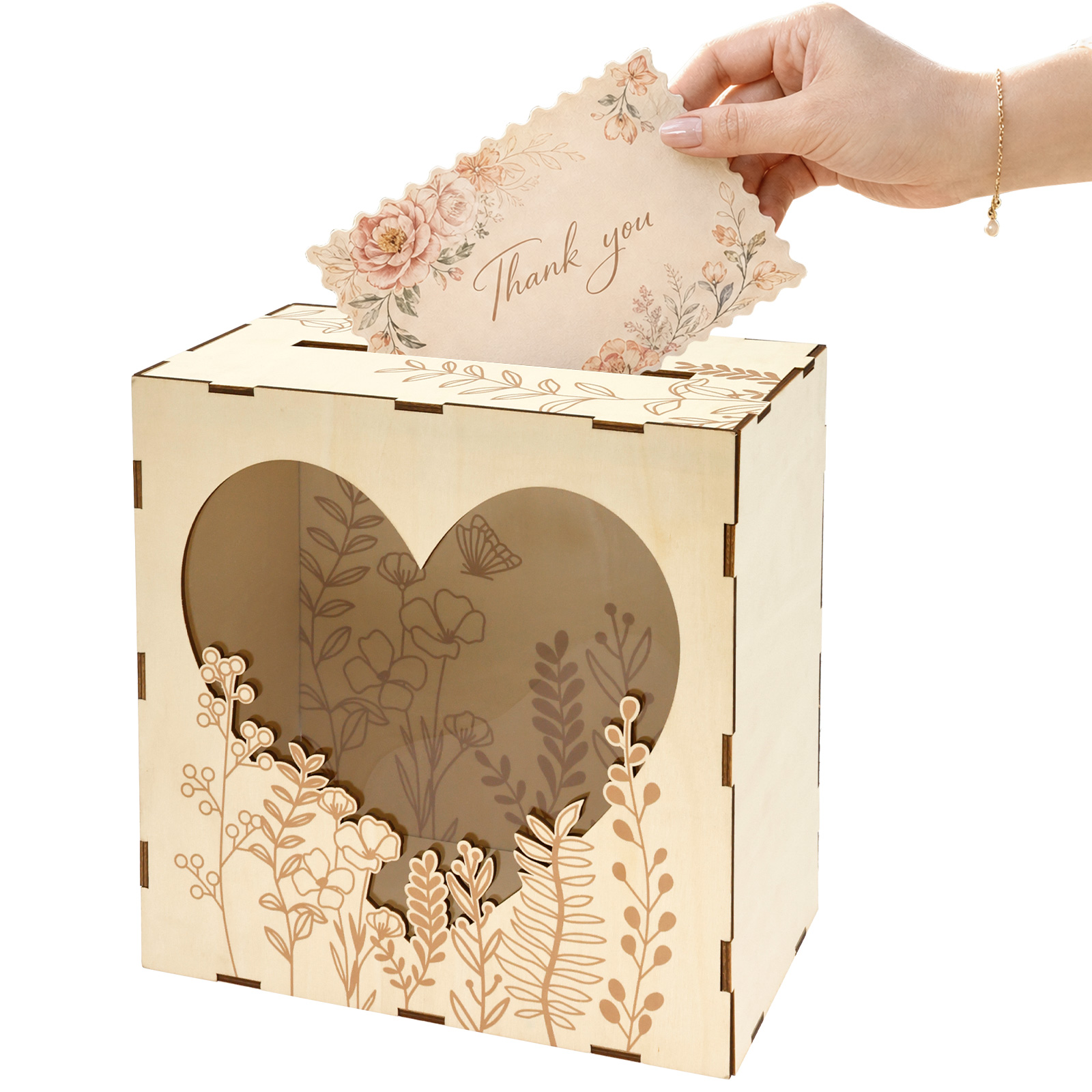 Bruiloftkaartendoos Houten opb - Wedding Card Box recensie en prijs