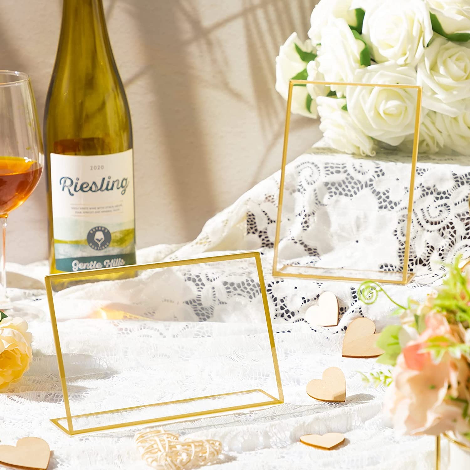Gouden Frame Acryl Bord Houder - Table Number Gold recensie en prijs