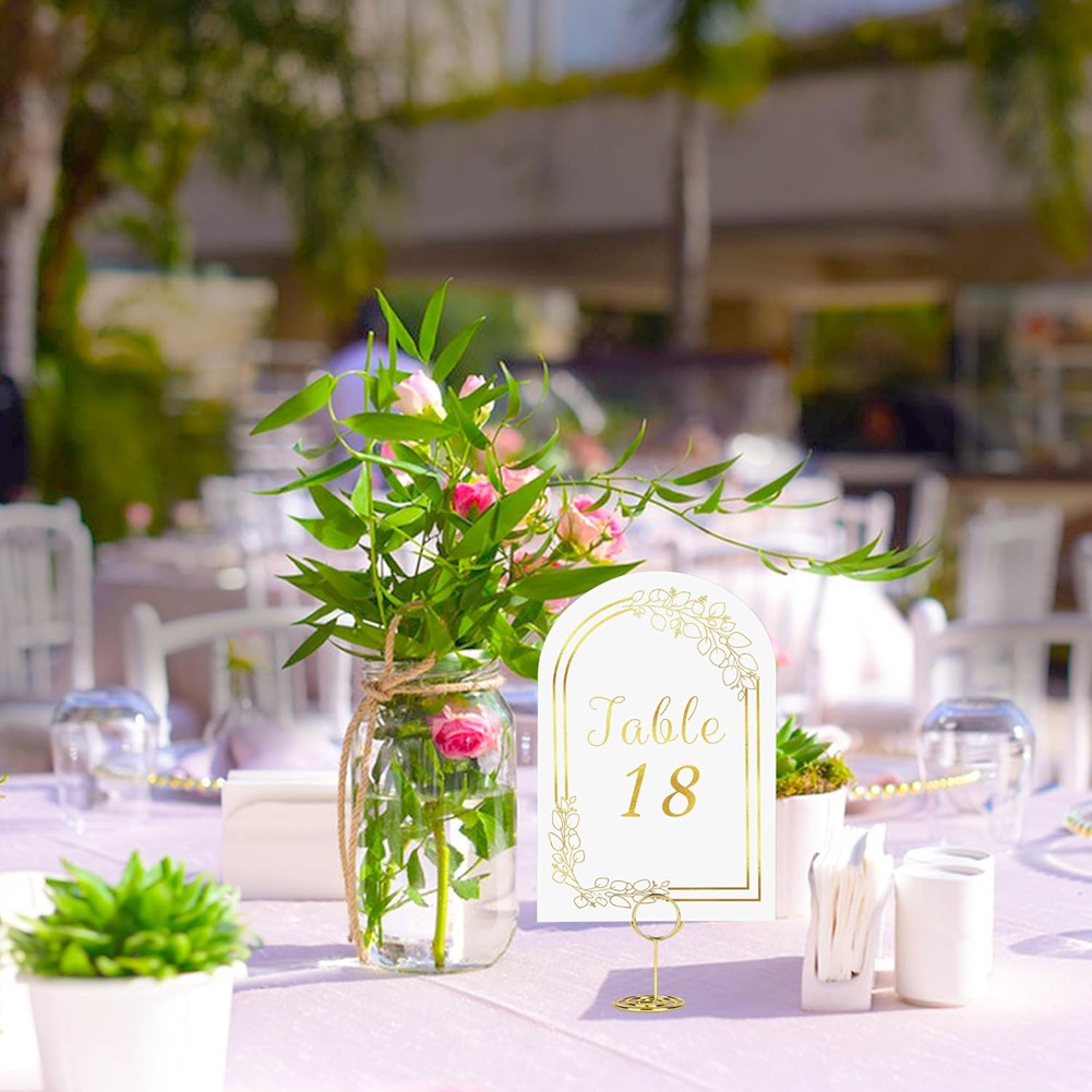 AT19 – Tafelkaartjes voor brui - Table Number Gold recensie en prijs