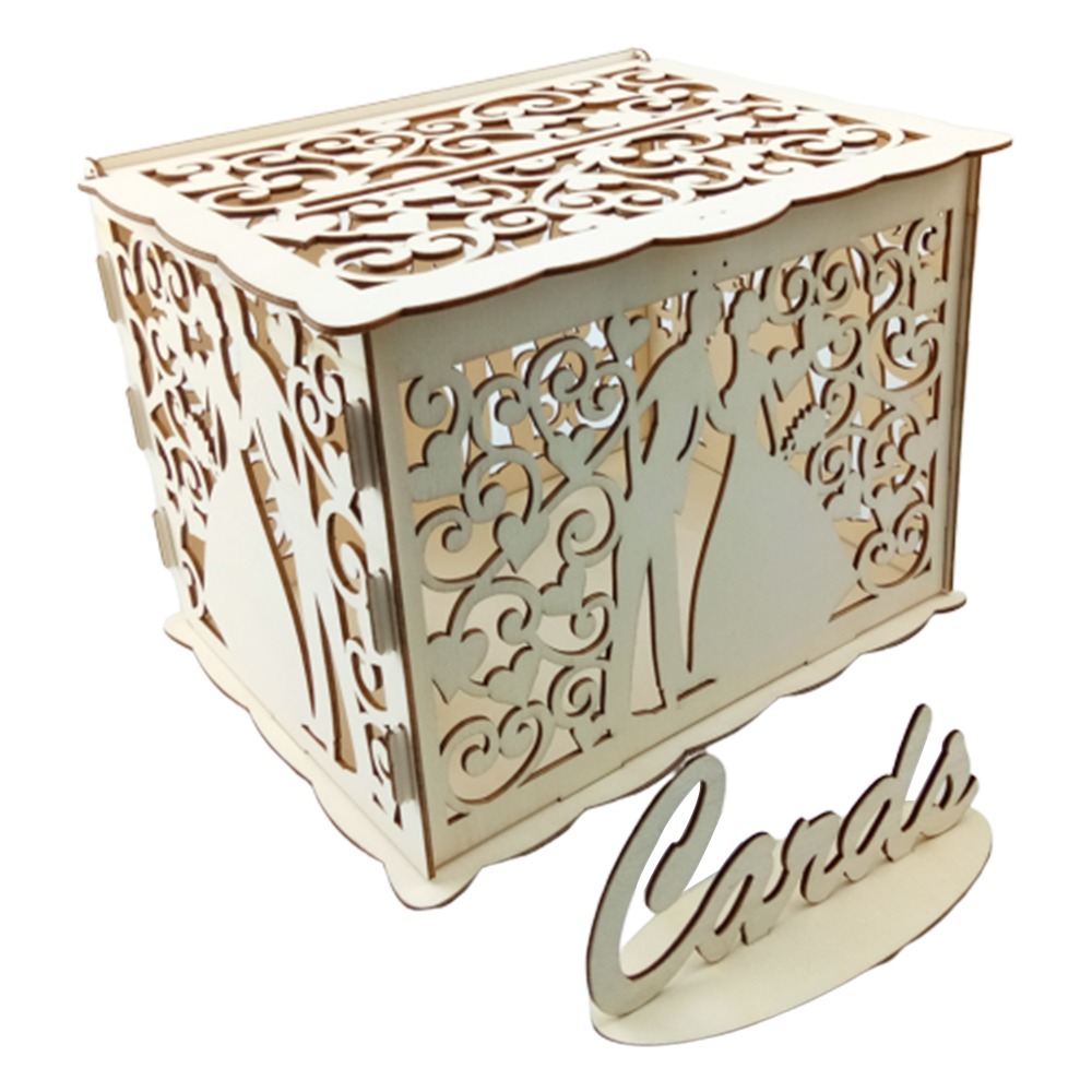 22,5x15x15cm houten doos voor  - Wedding Card Box recensie en prijs