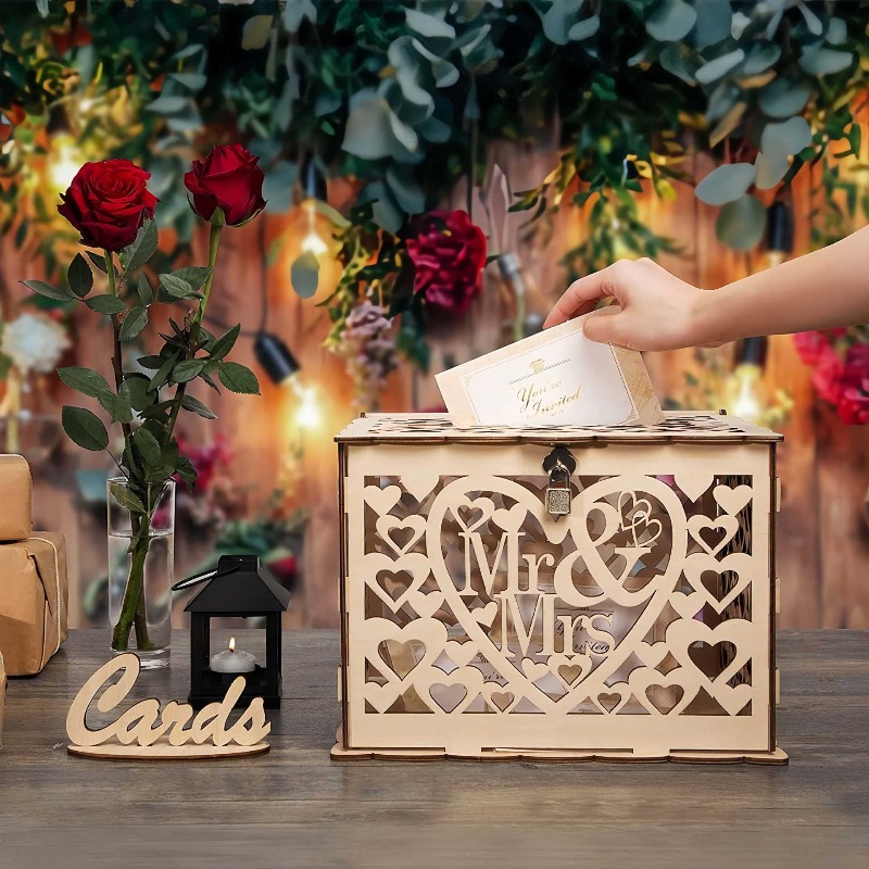 DIY Houten Mr. & Mrs. Huwelijk - Wedding Card Box recensie en prijs