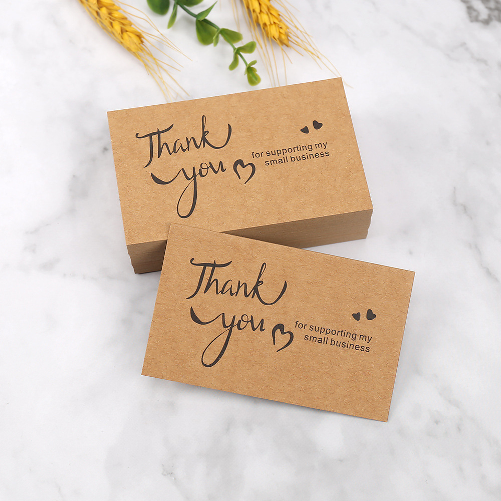 50 stuks bedankkaarten kraftpa - Wedding/Event Supply Store recensie en prijs