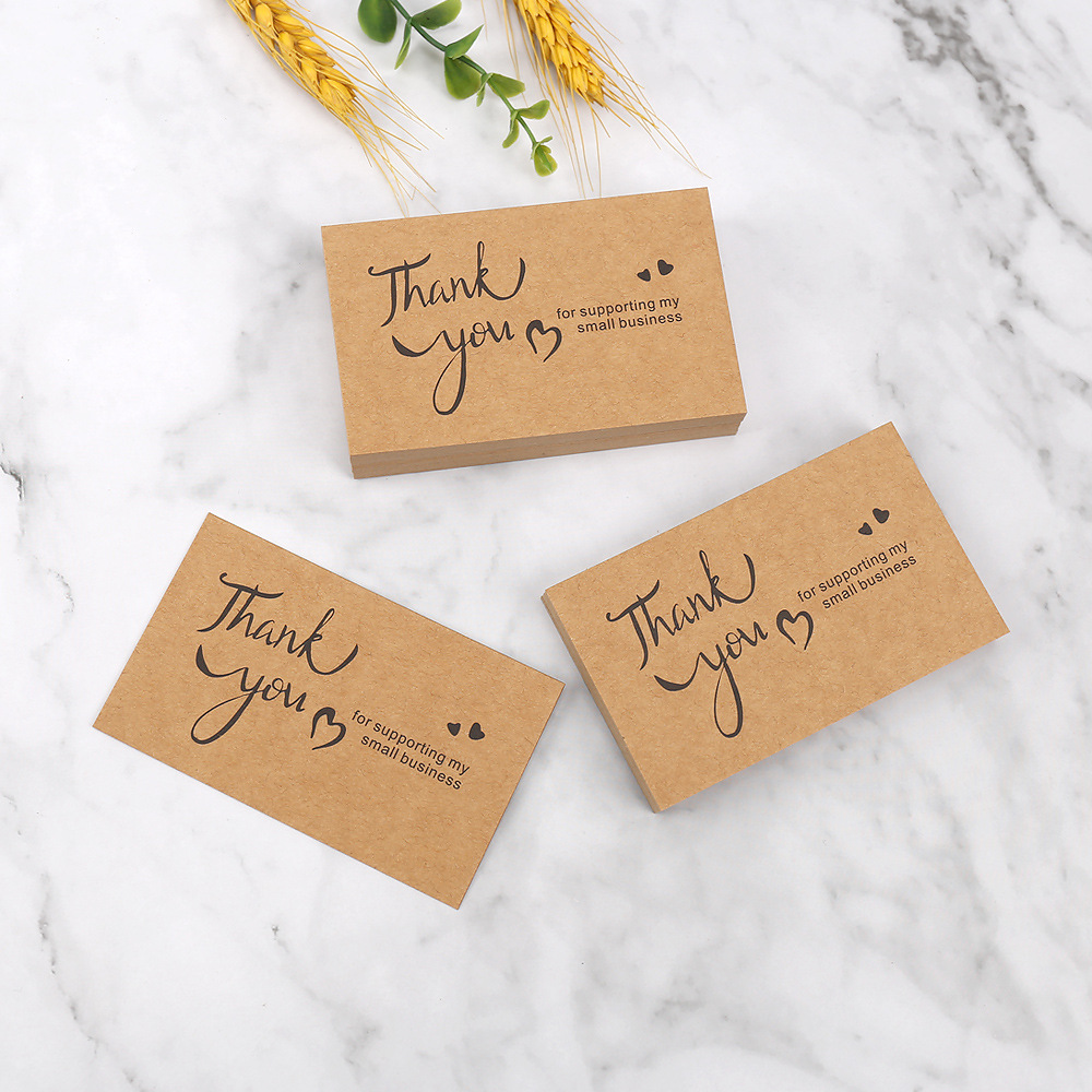 50 stuks bedankkaarten kraftpa - Wedding/Event Supply Store recensie en prijs