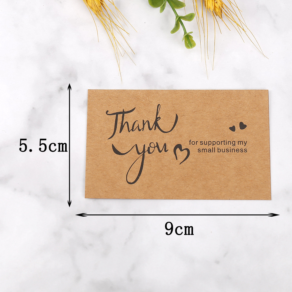 50 stuks bedankkaarten kraftpa - Wedding/Event Supply Store recensie en prijs