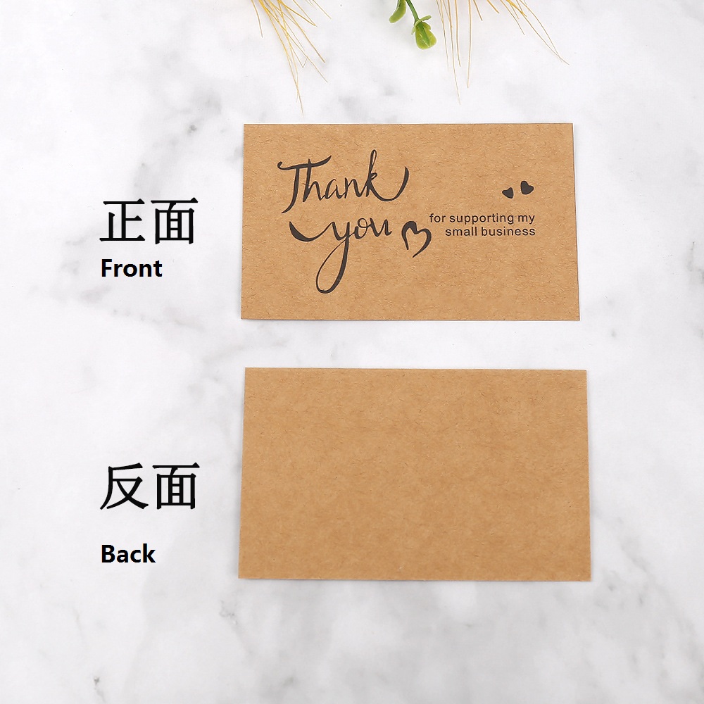 50 stuks bedankkaarten kraftpa - Wedding/Event Supply Store recensie en prijs