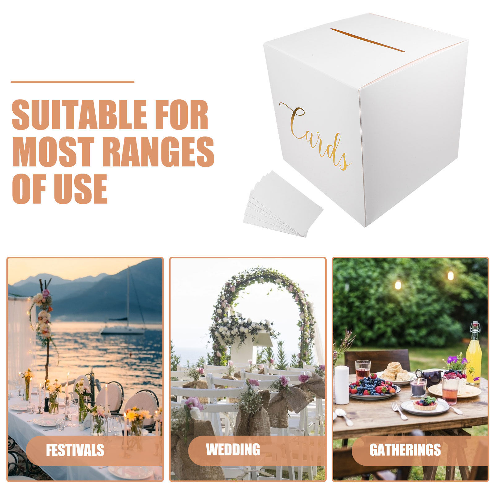 Bruiloftskaartdoosjes voor gan - Wedding Card Box recensie en prijs
