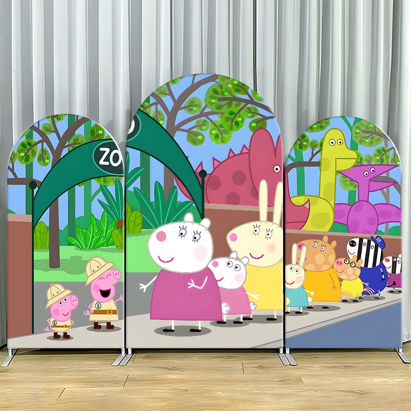 2D platte boog achtergrondafde - Wedding Zoo recensie en prijs