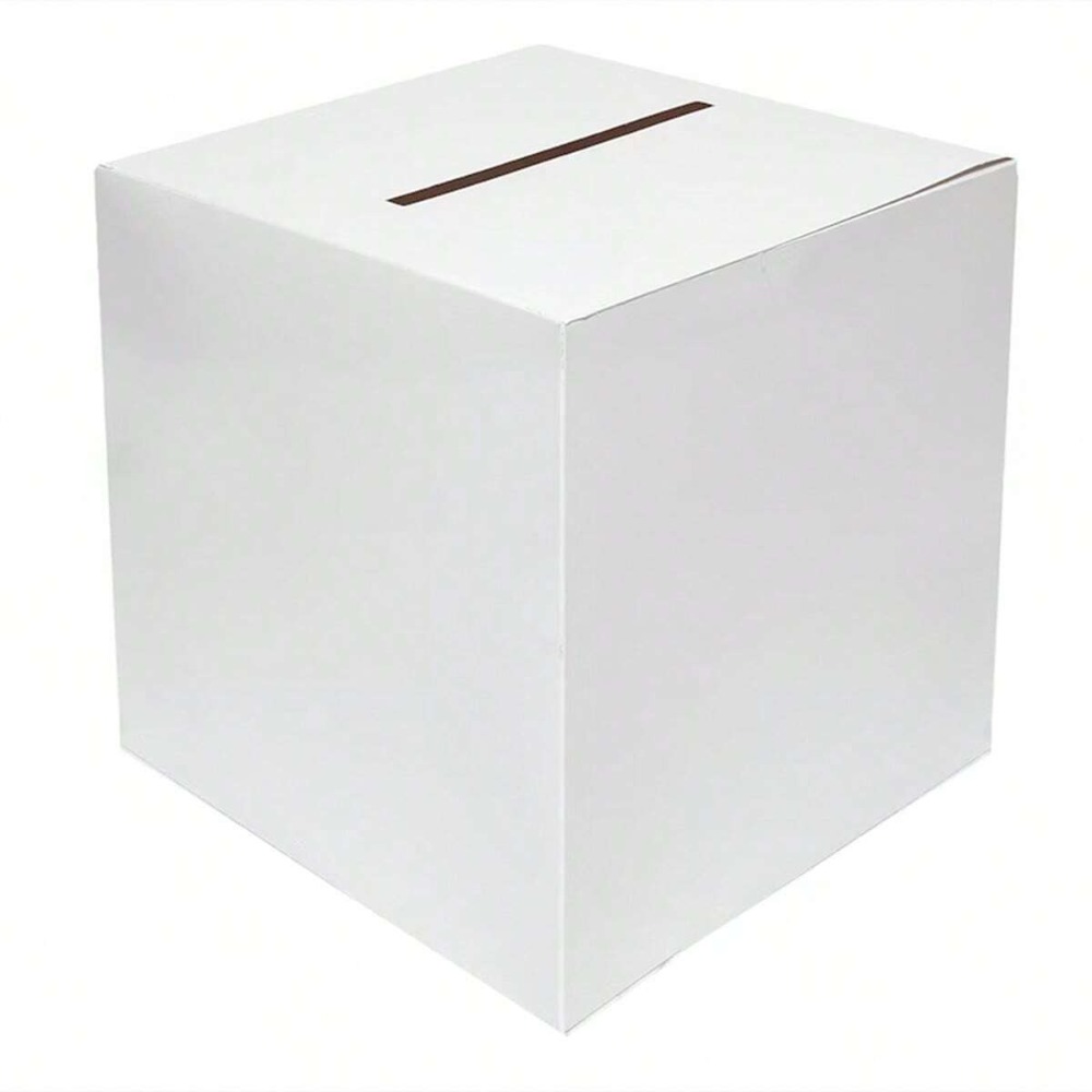 Creatieve witte zwarte trouwka - Wedding Card Box recensie en prijs