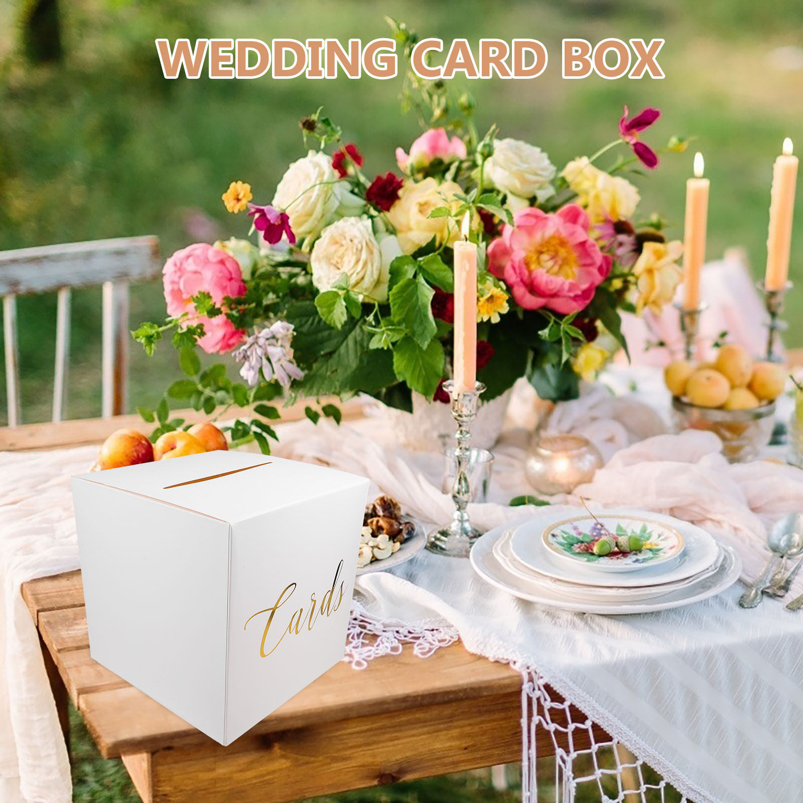 1 set bruiloftskaartdoosjes va - Wedding Card Box recensie en prijs