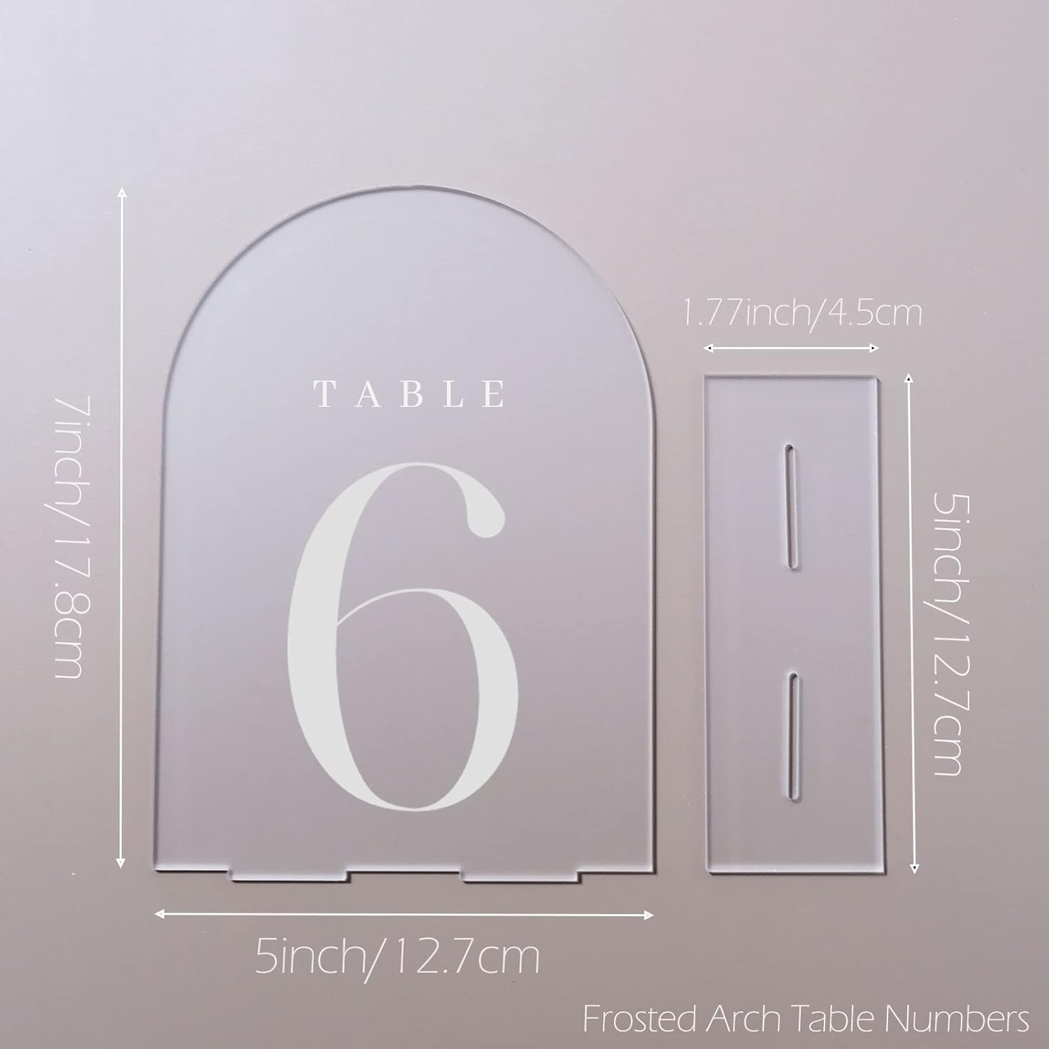 Acryl tafelnummers met standaa - Table Number Gold recensie en prijs