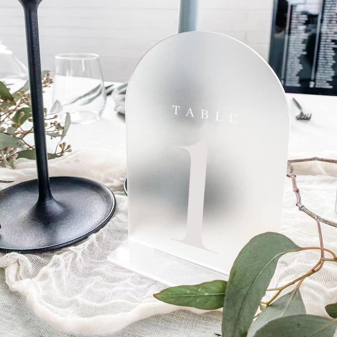 Acryl tafelnummers met standaa - Table Number Gold recensie en prijs